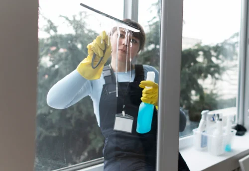 Nettoyage de vitres intérieures et extérieures à Fleuré